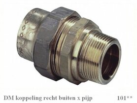 DM koppeling 101 1-1/2" bu x 50mm