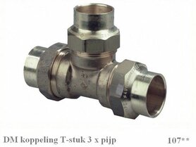 DM T-koppeling 107 3 x 32mm