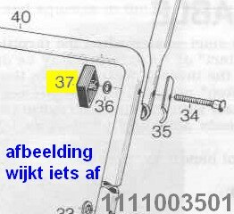 Stiga knop duwboom 1111-0035-01