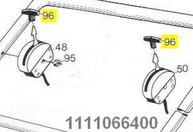 Stiga knop gasregeling 1111-0664-00