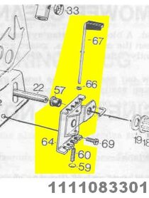 Stiga hoogteinstelling Links 1111-0833-01
