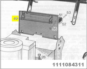 Stiga achterklep 1111-0843-11