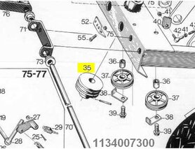 Stiga-stuurpoelie-1134-0073-00