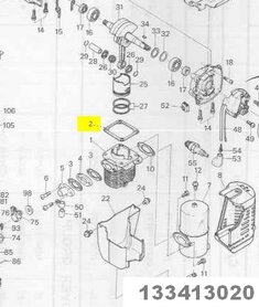 Voetpakking Zenoah 133413020