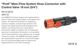 Gardena slangstuk met ventiel Prof 2819