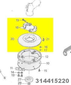 Beschermkap Zenoah 314415220