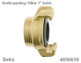 Slangkoppeling 1" Buit. model Geka