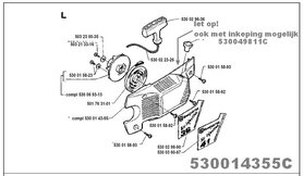 Starter Husqvarna 36, 41 gebruikt