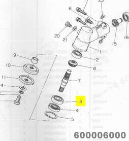 Kogellager 600006000