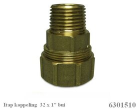 ITAP koppeling 015 32 x 1" bui