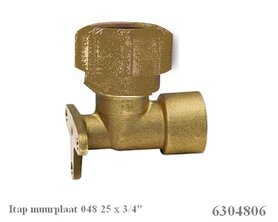 ITAP muurplaat 048 25 x 3/4