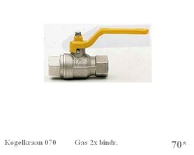 ITAP gaskogelkraan 070 2 bi