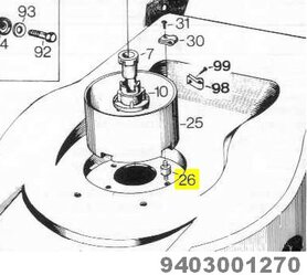 Stiga motorbout BE220 9403-0012-70