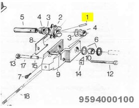 Stiga-spanstift 9594-0001-00