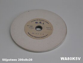 Slijpsteen wit korrel 80