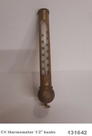 Thermometer tbv CV-installatie 131642 haaks