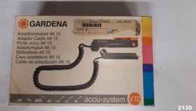 Gardena accu adaptor kabel AK15