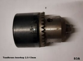 Tandkrans Boorkop, 2.5 - 13mm