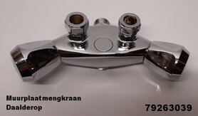 Muurplaatmengkraan Daalderop