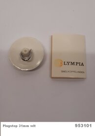 Plugstop 31mm wit