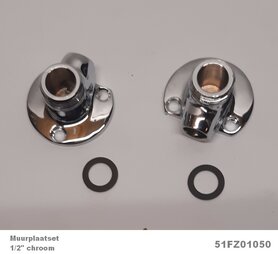 Muurplaat 1/2"Bu x 12mm