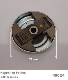 Koppeling met trommel Poulan 6T