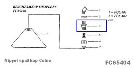 Cobra nippel spuitkap