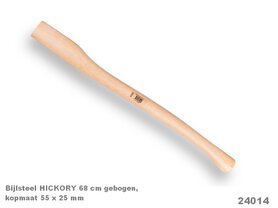 Bijlsteel 68cm 55x25mm