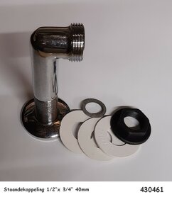 Staandekoppeling 1/2" x 3/4" 