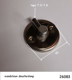 Muurbevestiging doucheslang