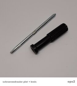 Schroevendraaier kruiskop-sleuf
