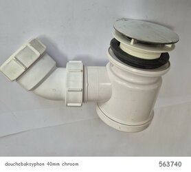 Douchebaksifon 40mm