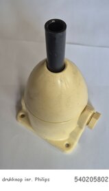 Drukknop sortbak Philips