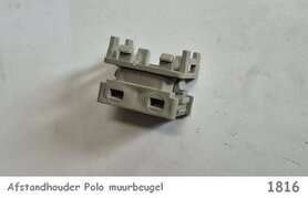 Pijpbeugel Polo-clip afstandhouder