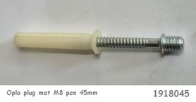 Polo-clip plug 8x45