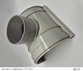 Mastgoot einduitloop Nicoll 170mm links